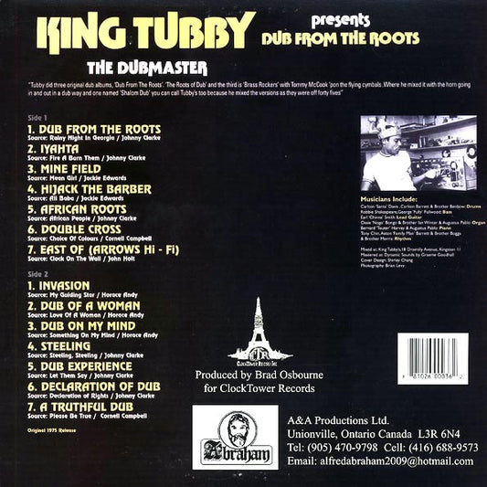 King Tubby - Dub From The Roots (The Dubmaster Presents)