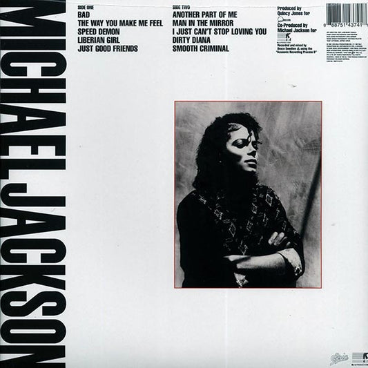 Michael Jackson - Bad \ VINYL LP Gatefold Jacket