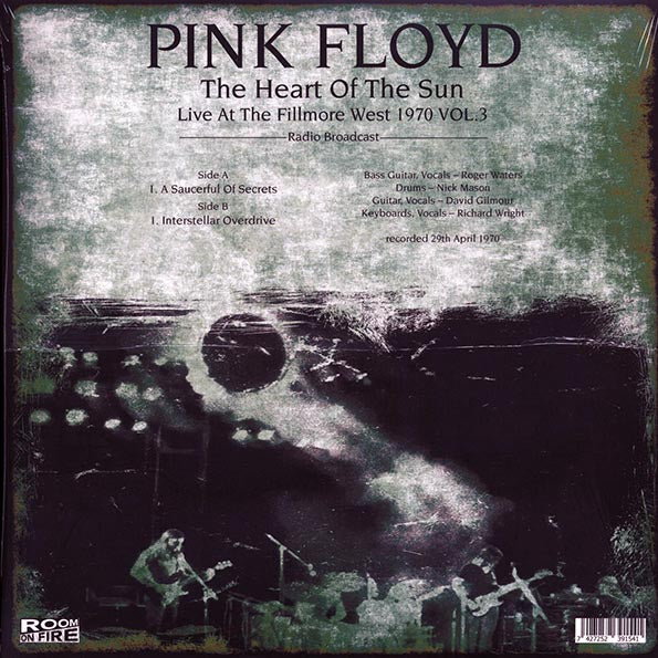 Pink Floyd - The Heart Of The Sun Volume 3: Live At The Fillmore West 1970
