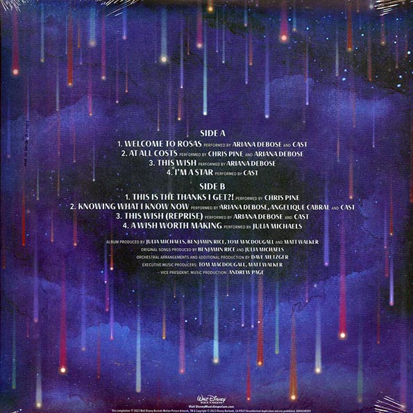 Ariana Debose, Chris Pine, Angelique Cabral, Julia Michaels - Wish: Original Motion Picture Soundtrack