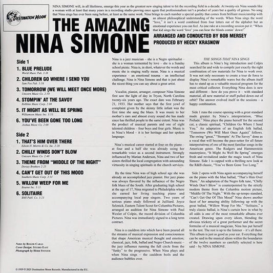 Nina Simone - The Amazing Nina Simone (Colored Clear Vinyl)
