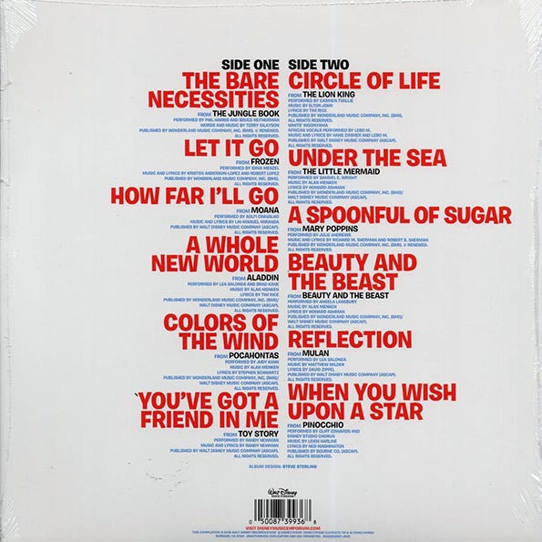 Elton John, Julie Andrews, Cliff Edwards, Etc. Disney Ultimate Hits, SINGLE LP