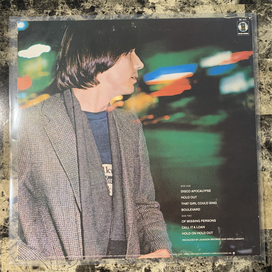 Jackson Browne – Hold Out LP 1980 Asylum 5E-511-SP VG+