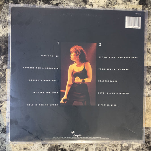 Pat Benatar – Live From Earth LP 1983 Chrysalis FV 41444 VG+ Vinyl