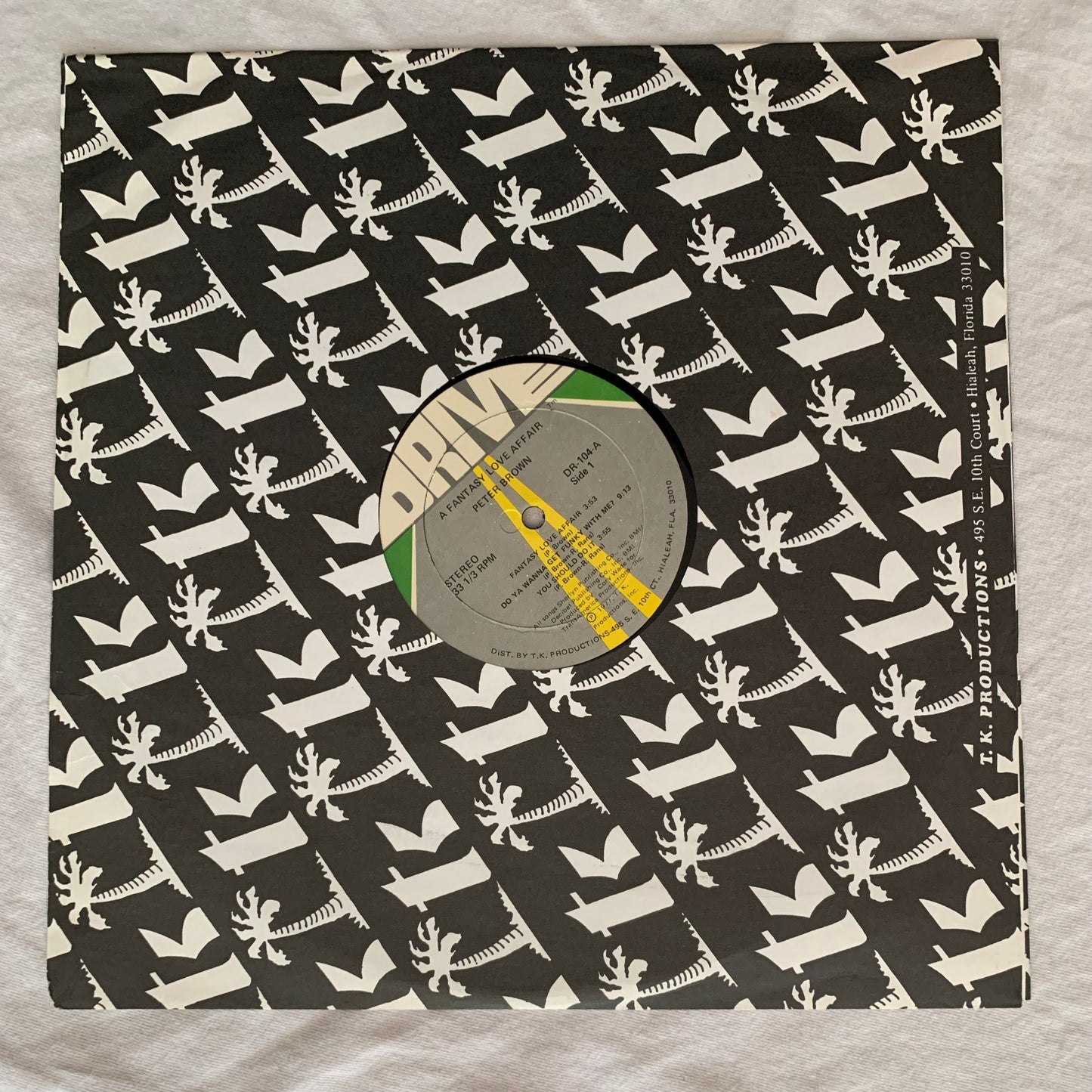 Peter Brown – Do You Wanna Get Funky With Me LP 1977 Drive Records 104 VG+