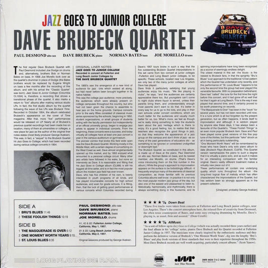 VINYL Dave Brubeck Quartet - Jazz Goes To Junior College