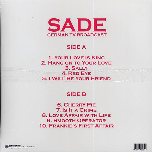 Sade - German TV Broadcast