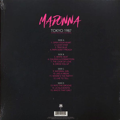 Madonna - Tokyo 1987: Korakuen Kyujo, Tokyo, June 22nd 1987, 1000 Copies