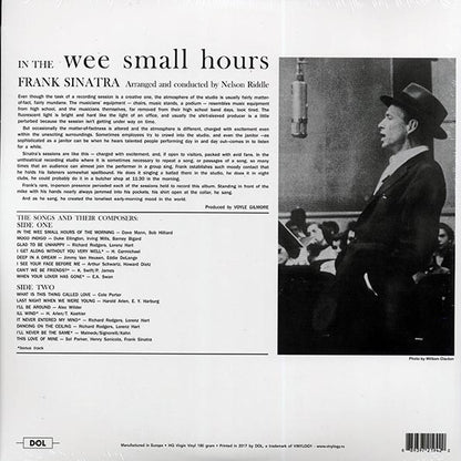 Frank Sinatra - In The Wee Small Hours (Deluxe Gatefold Edition.)