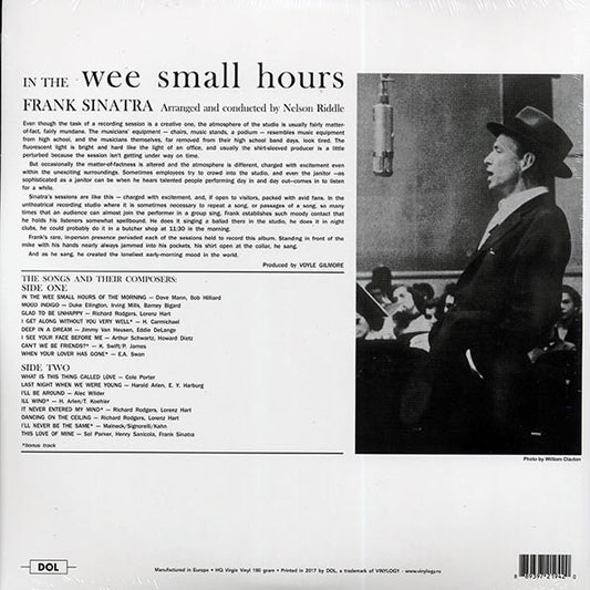 Frank Sinatra - In The Wee Small Hours (Deluxe Gatefold Edition.)