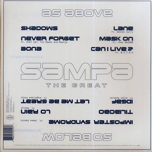 Sampa The Great - As Above So Below, Seaglass Color Vinyl