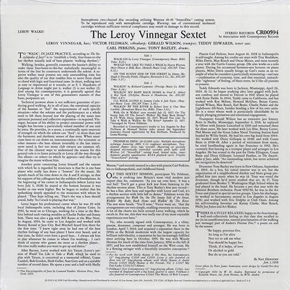 Leroy Vinnegar Sextet - Leroy Walks!