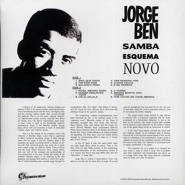 Jorge Ben - Samba Esquema Novo - Single LP - 500 copies Only!!! LTD