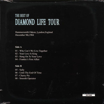 Sade - Live In London: The Best Of Diamond Life Tour, Limited 500 Copies LP