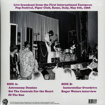 Pink Floyd - Broadcast In Rome, Italy, May 6th, 1968