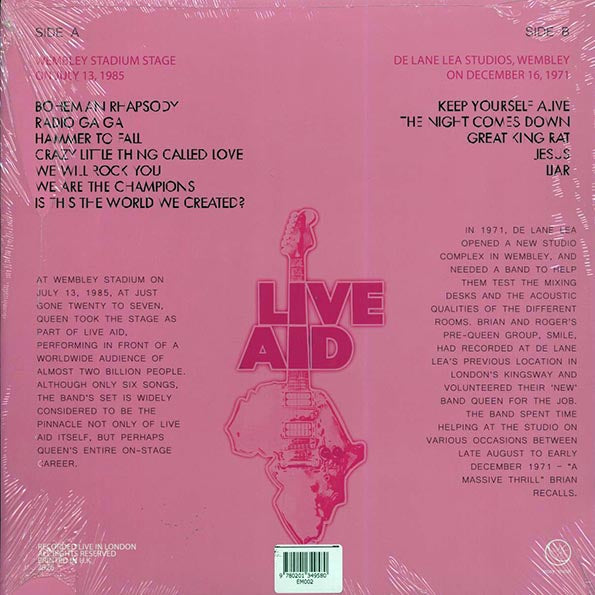 Queen - Live Aid 1985 + D-Lane Studios Wembley 1971