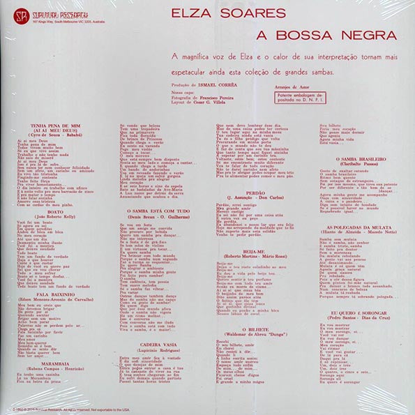 Elza Soares - A Bossa Negra