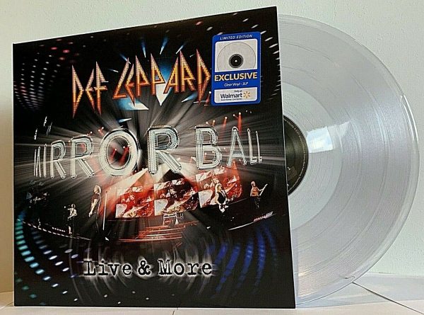 DEF LEPPARD / MIRROR BALL – LIVE AND MORE – 3XCLEAR VINYL [WALMART EXCLUSIVE]