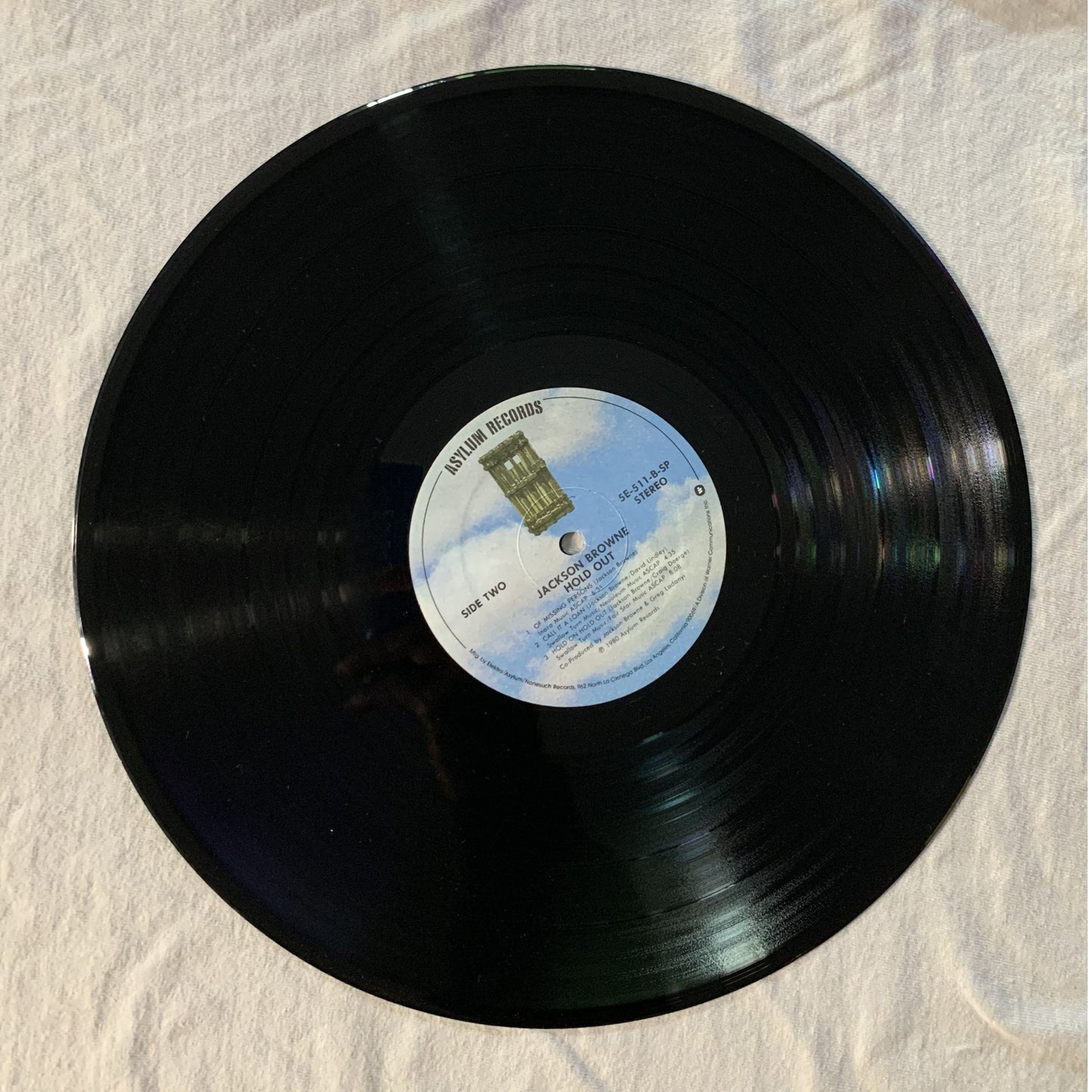 Jackson Browne – Hold Out LP 1980 Asylum 5E-511-SP VG+