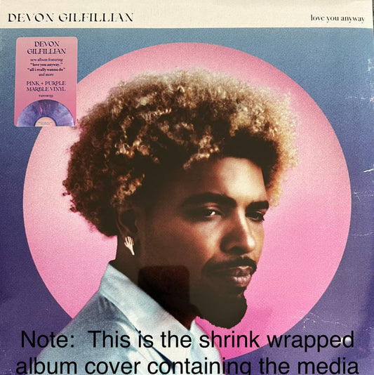 GILFILLIAN, DEVON / LOVE YOU ANYWAYS [SIGNED JACKET] – PINK MARBLED