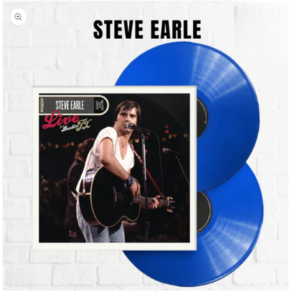 EARLE, STEVE / LIVE FROM AUSTIN TX – 2XBLUE VINYL