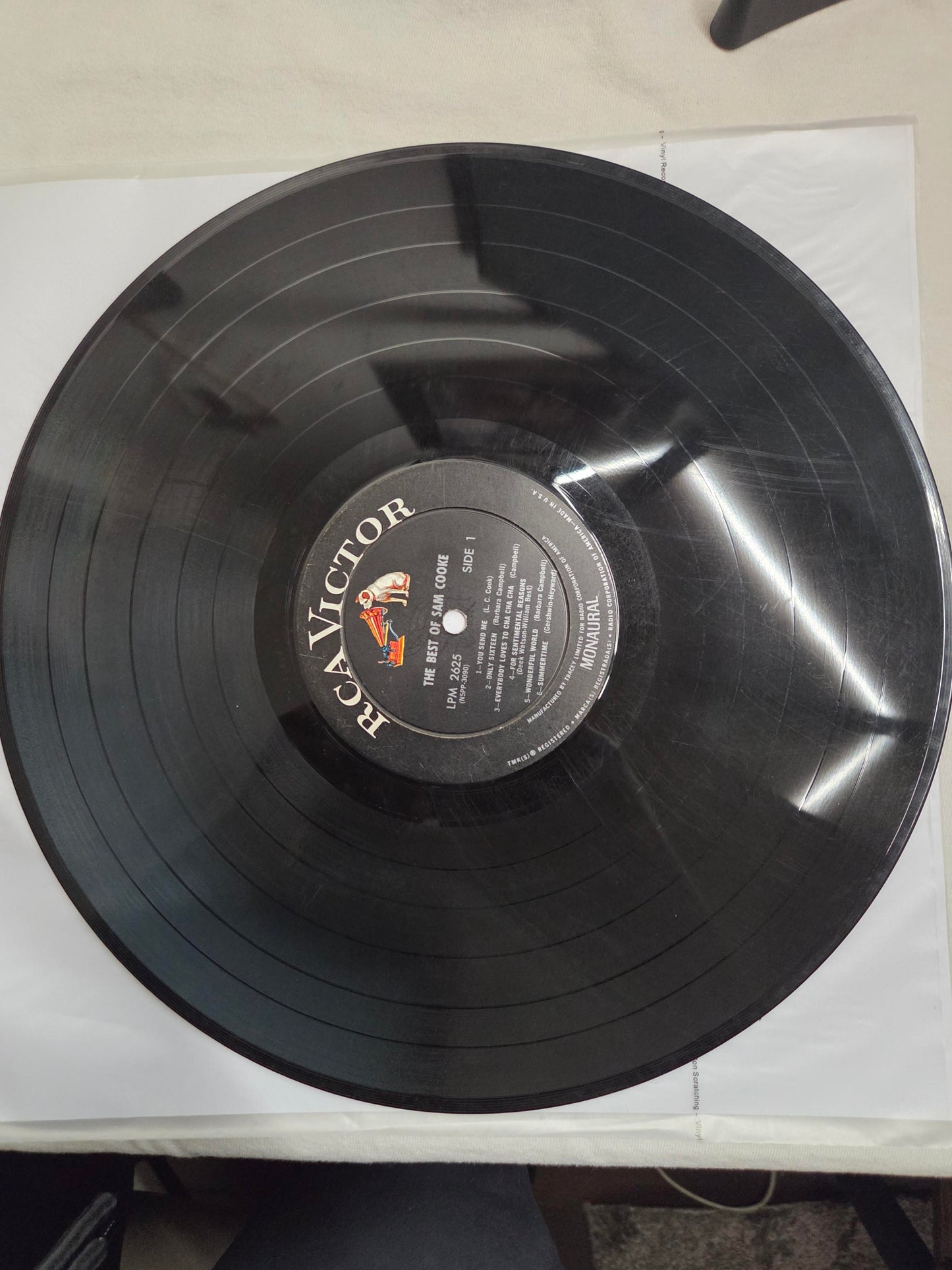 Sam Cooke – The Best of Sam Cooke Original Mono Vinyl LP VG/VG+ | RCA Victor LPM-2625