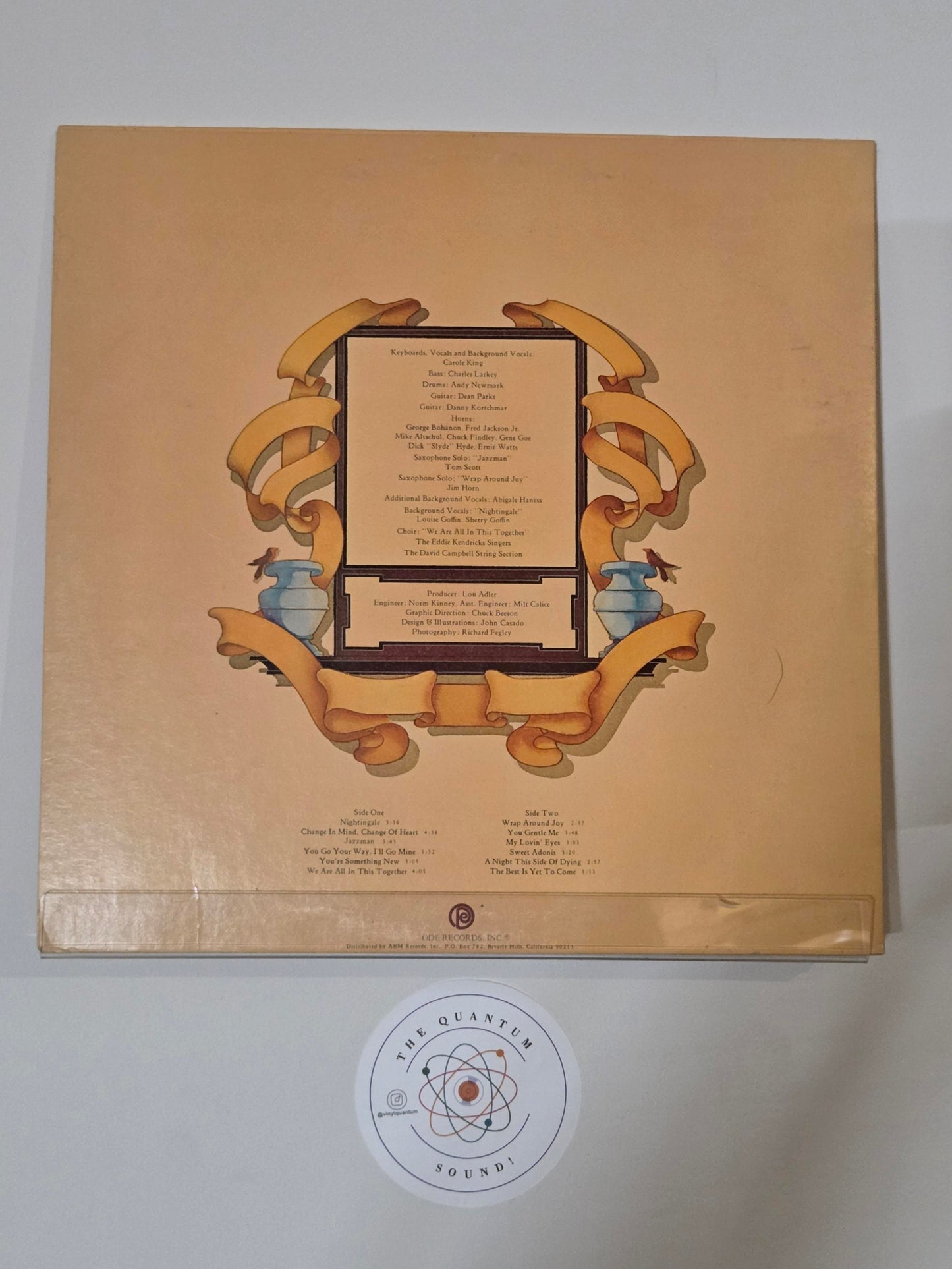 Carole King – Wrap Around Joy Vinyl LP (VG+) | Ode Records SP-77024