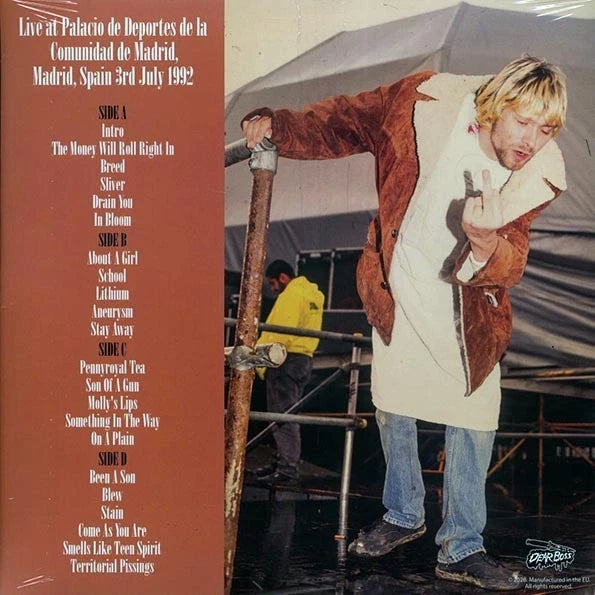 Nirvana Quero Ser Santo Live In Madrid 1992 Orange Vinyl Record 2LP New Sealed