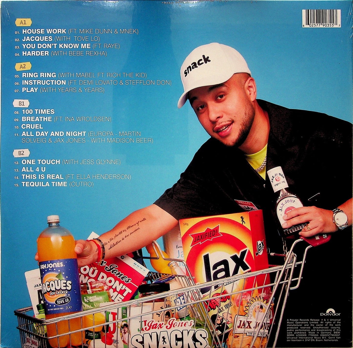 JONES, JAX / SNACKS - 2XLP [FT. DEMI LOVATO, BEBE BEXHA, TOVE LO]